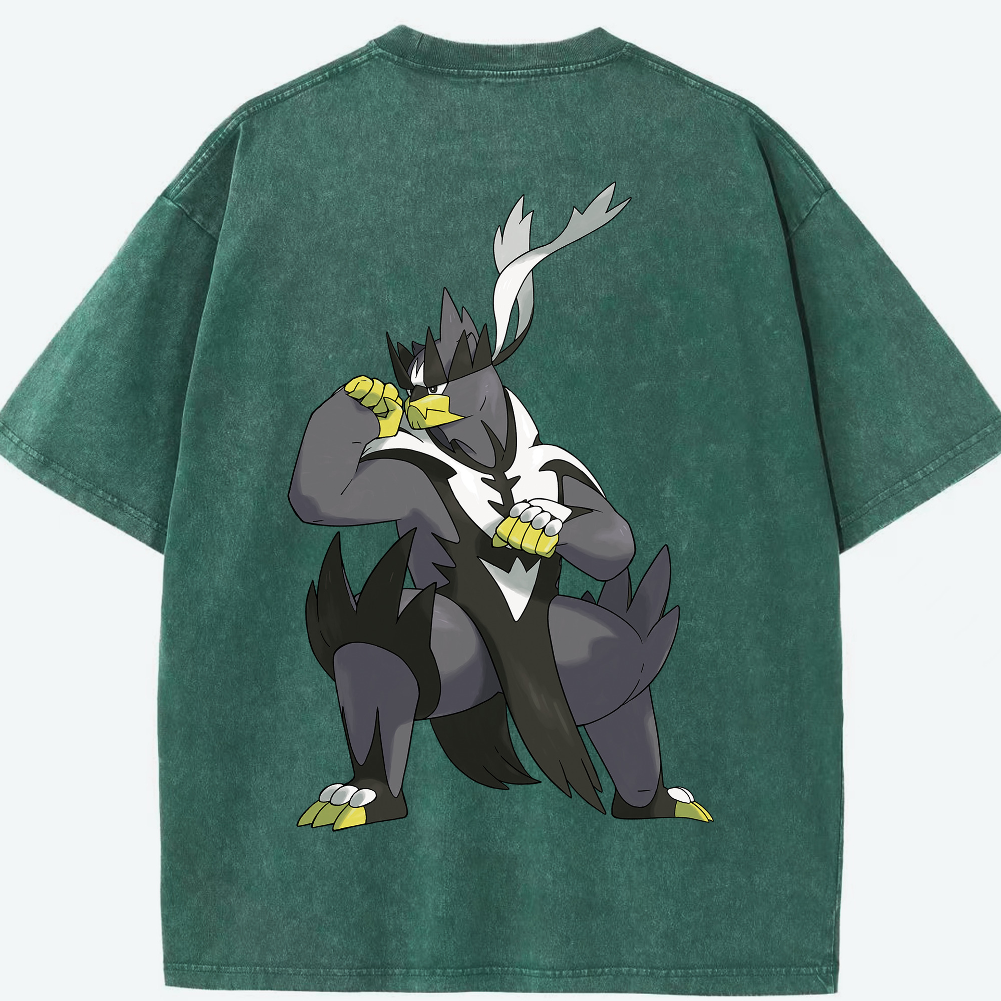 （画像用） ポケットモンスター Pokémon 綿100% ヴィンテージ風 半袖Tシャツ（背面プリント）
